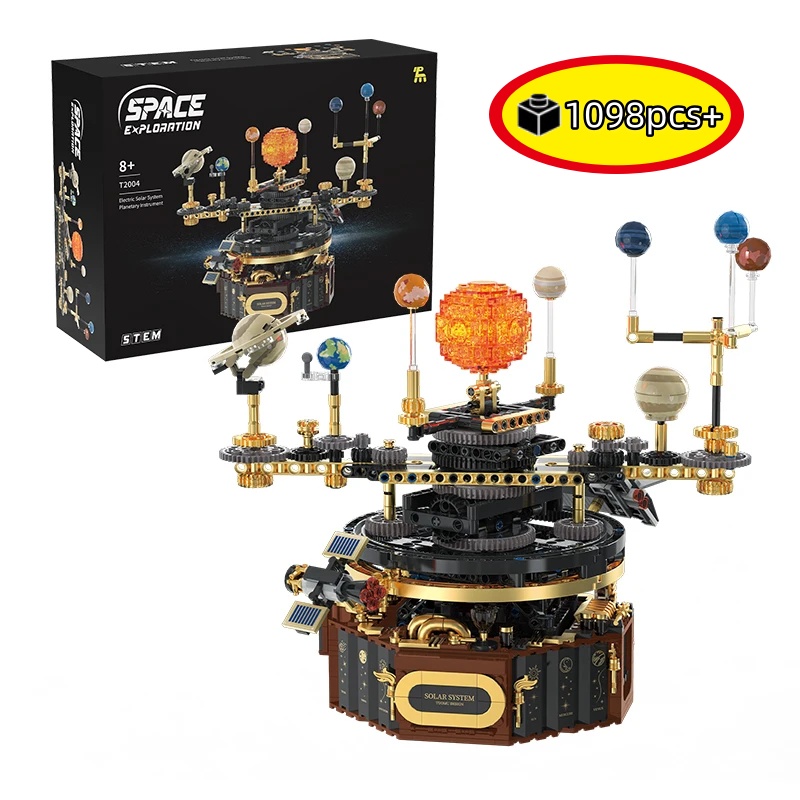 Solar System Orrery - NIEUWE STEM Creatieve Elektrische Draaiende Universum