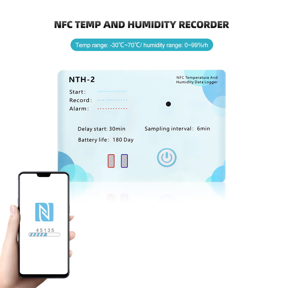 Weather Station Indoor - Nfc Inductietemperatuur Logger Recorder Binnen Buiten