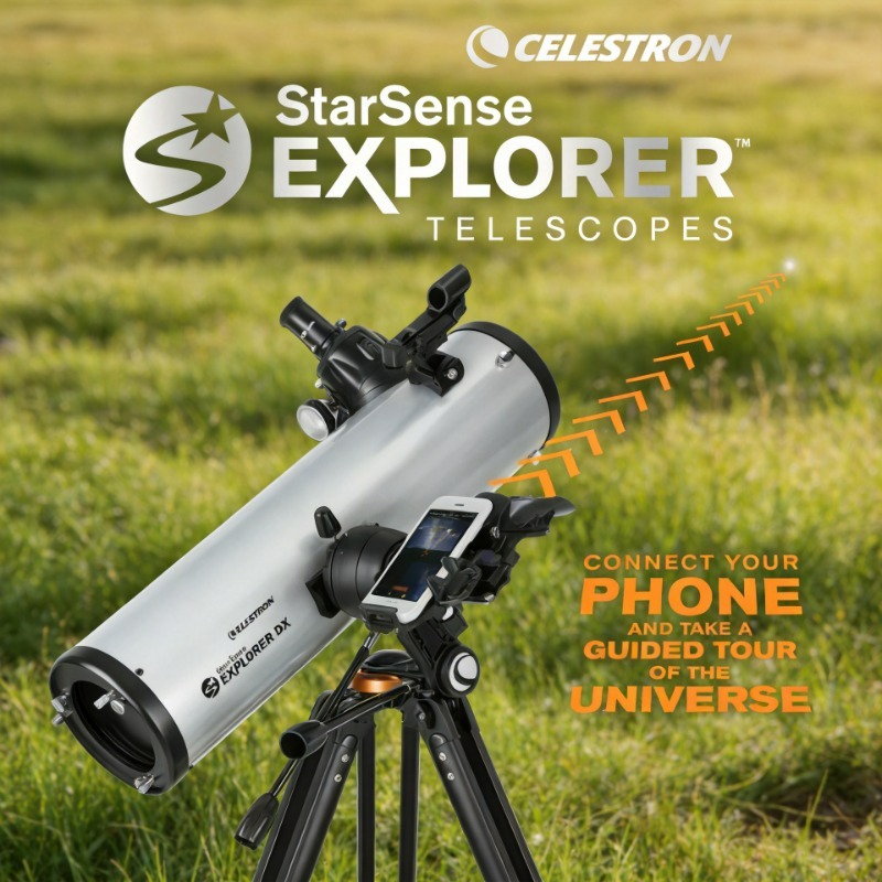 Telescope Reflector 130 - Celestron DX130AZ StarSense Explorer Smartphone-app-gestuurde reflector