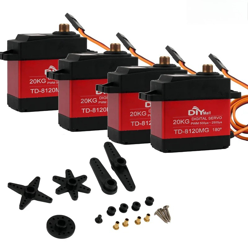 Robot Arm Motor - 20KG TD-8120MG Standaard digitale servomotor met