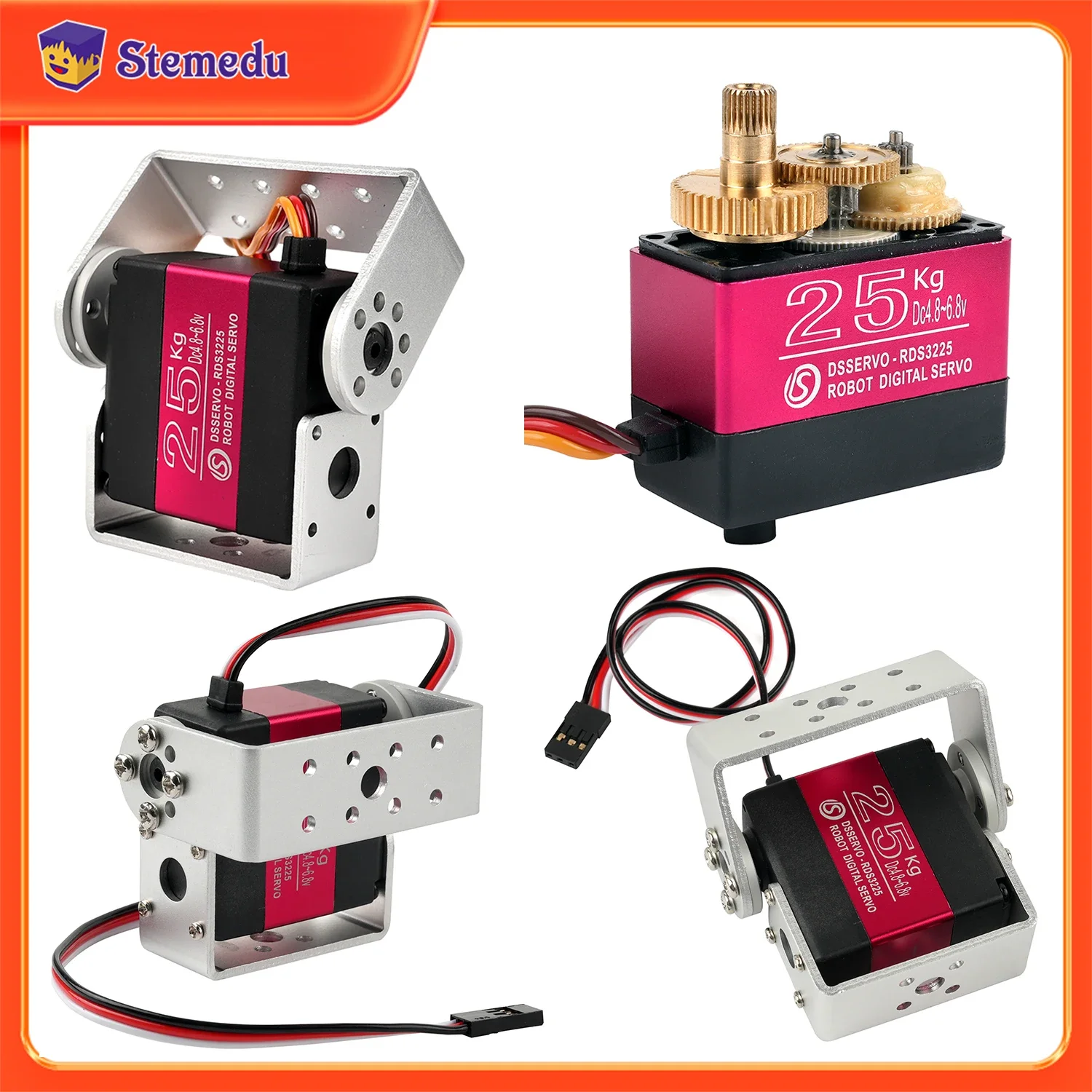 Robot Arm Motor - 25KG Robot Digitale Servo Hoog Koppel