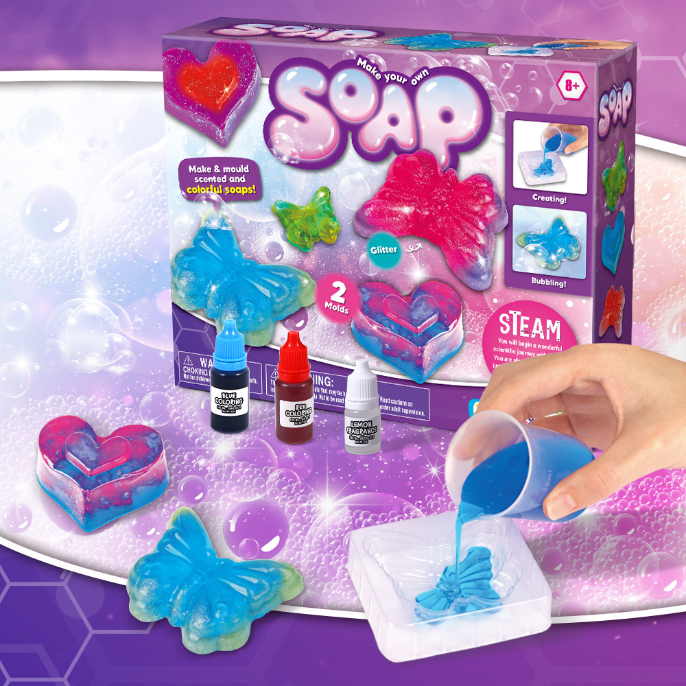 Science Toys - DIY Zeepmaakset STEM Wetenschapsexperimentset Educatief Speelgoed