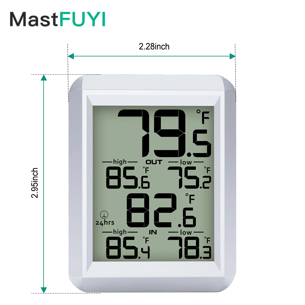 MASTFUYI Digitale thermometer  - Weather Station Indoor recensie en prijs