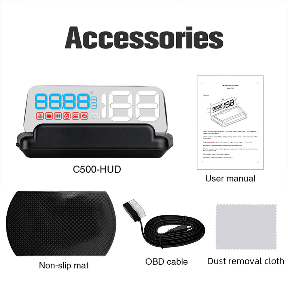 C500/T900, OBD/GPS HUD Auto He - Anemometer Wind Speed recensie en prijs