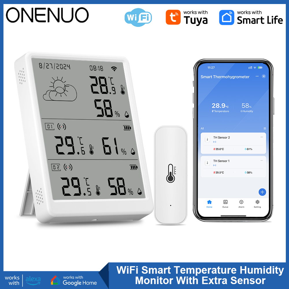 Tuya WiFi-weerstation Temperat - Weather Station Indoor recensie en prijs