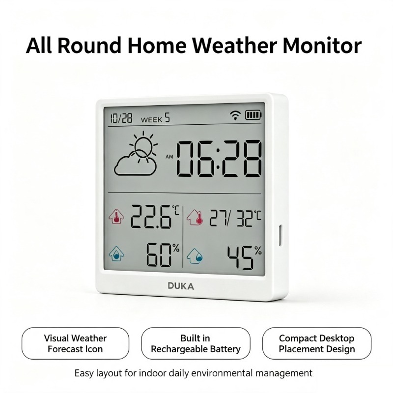 DUKA TH3 Wifi Slimme Temperatu - Weather Station Indoor recensie en prijs