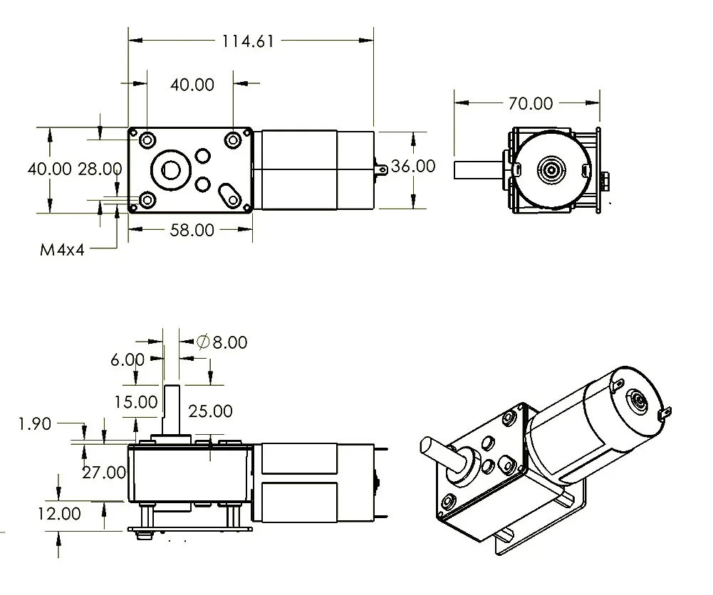 ASMC-LQ ASME-SQ 60/70/120KG Se - Robot Arm Motor recensie en prijs