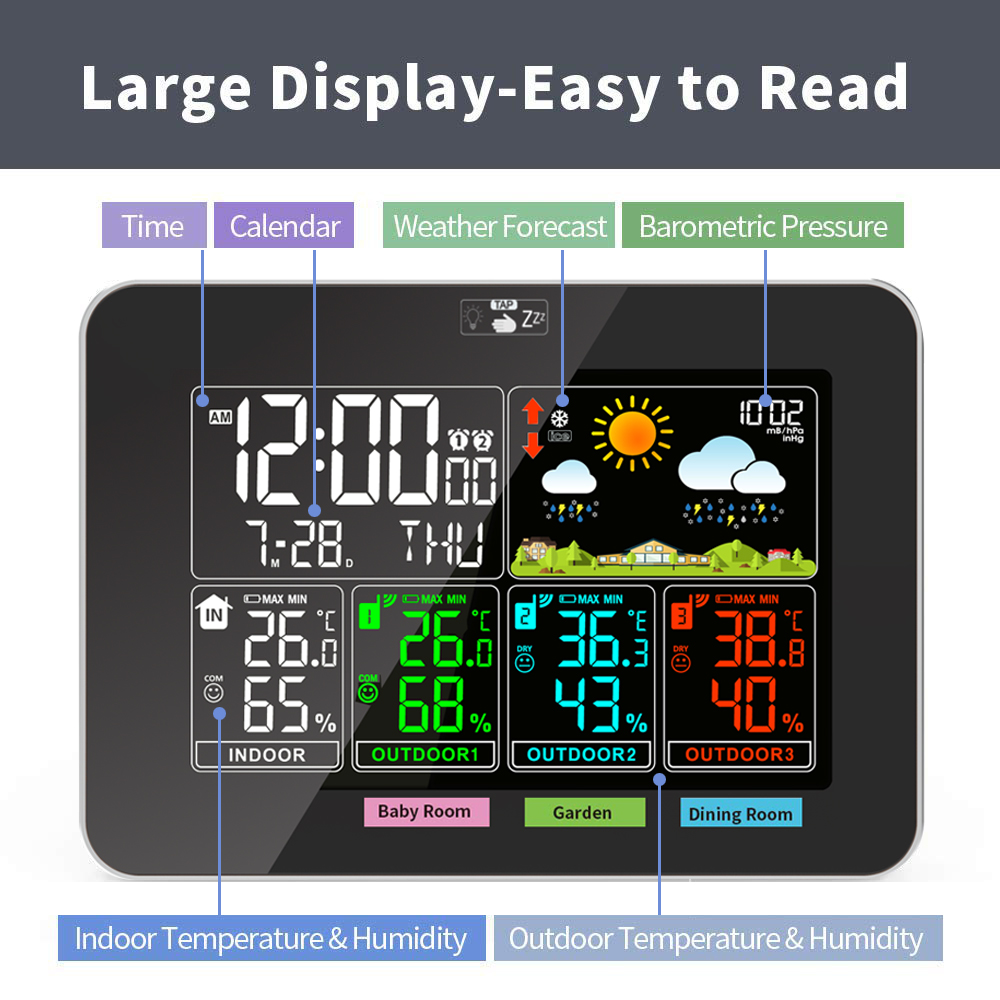 Draadloze Weerstations Binnen- - Weather Station Indoor recensie en prijs