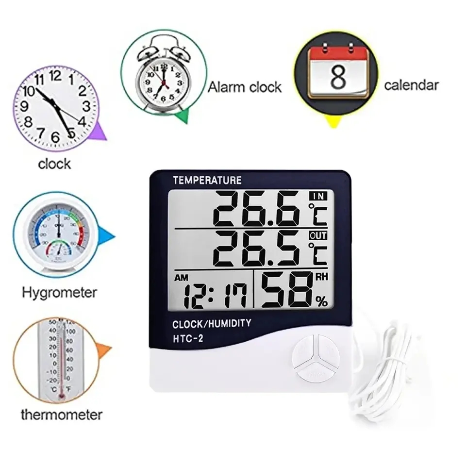 Indoor LCD digitale thermomete - Weather Station Indoor recensie en prijs