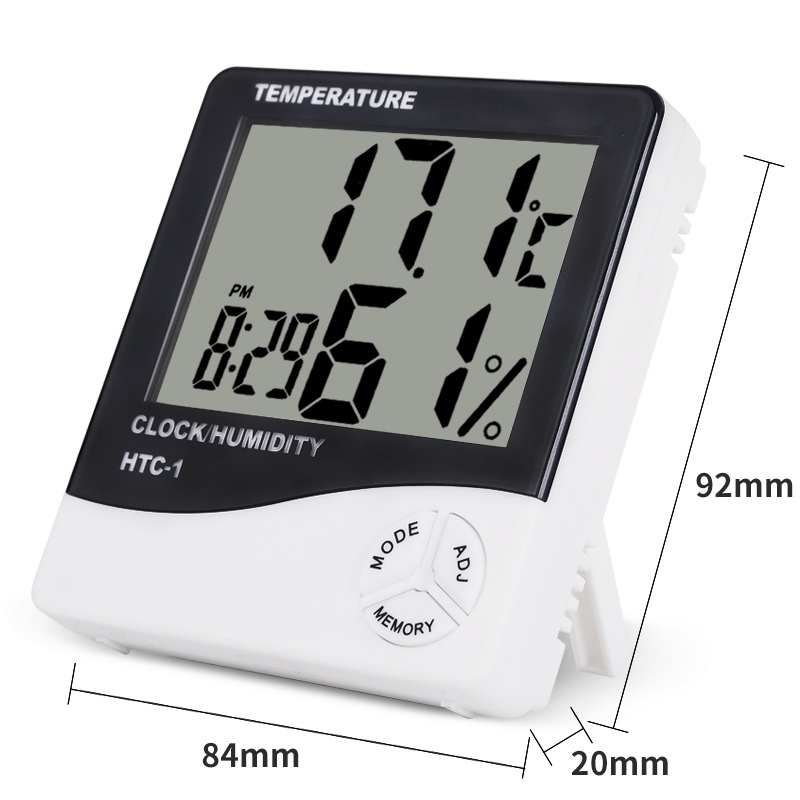 HTC-1 Indoor Kamer LCD Digital - Weather Station Indoor recensie en prijs