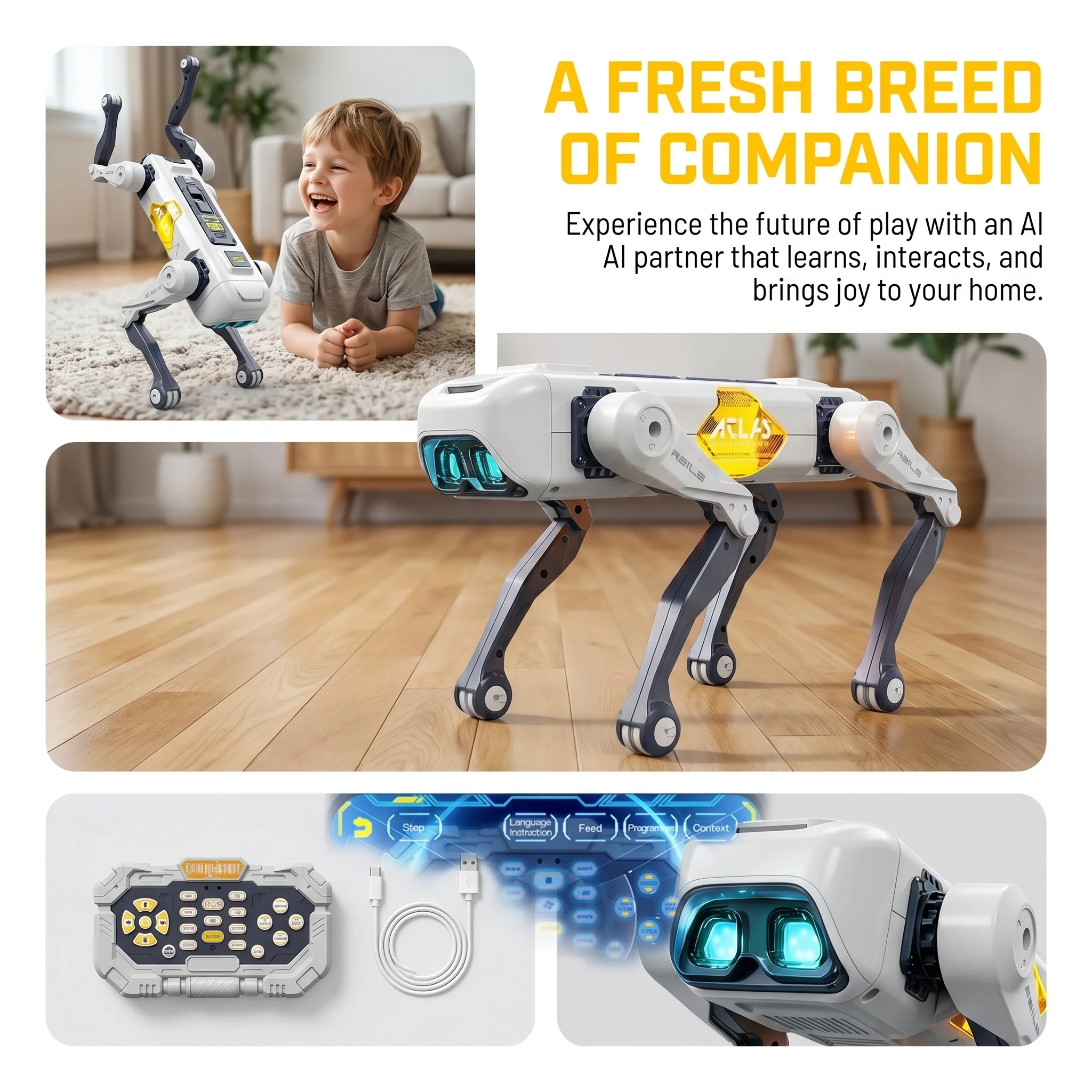 AI Slimme Robot Hond, Spraak-  - Science Robotics recensie en prijs